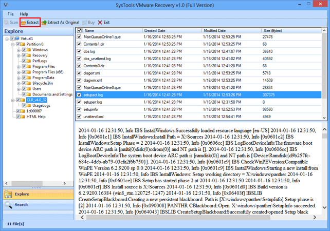 extract vmdk